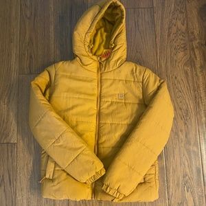 New Billabong Women's Adventure Division Coat, Size Small, Camel Color
